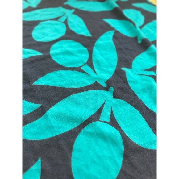 Lovat & Green Extra Large Hand Dyed Soft Three Season Wool Scarf Wrap Blue Leaf - Picture 3 of 5